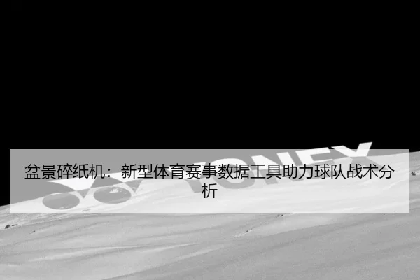 盆景碎纸机：新型体育赛事数据工具助力球队战术分析